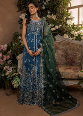 Nikhaar By Awwal Embroidered Organza Unstitched 4 Piece Suit - 03